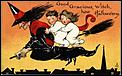 The Three Word Australian Story...-vintage-halloween-witch-broomstick-boy-girl-postcard1.jpg